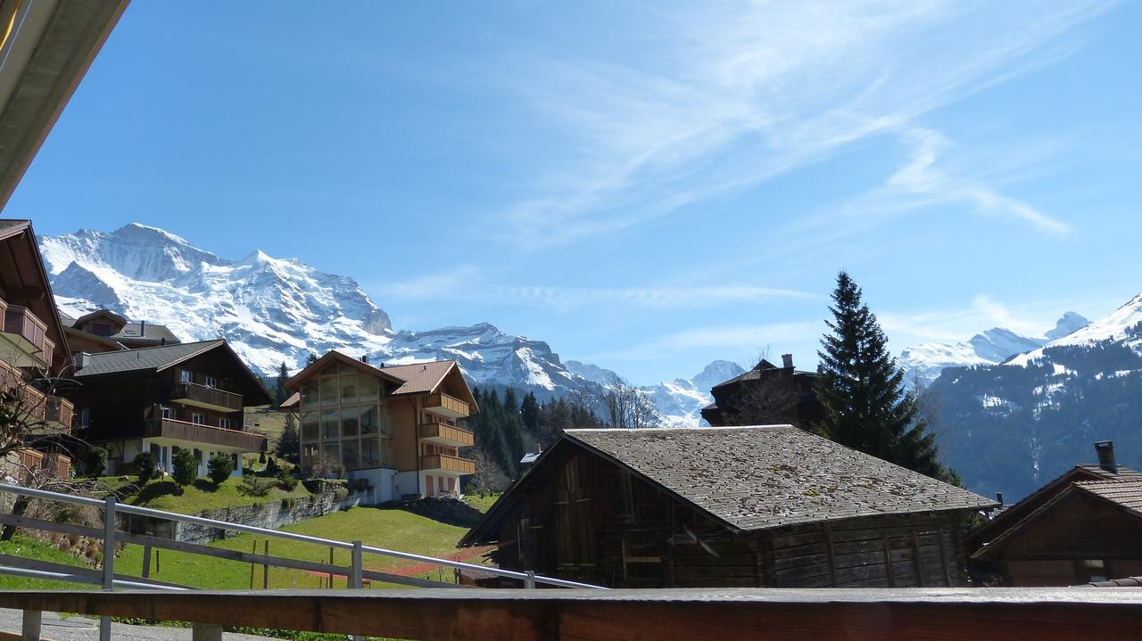 Chalet Am Acher 3 Apartment Wengen Exterior photo